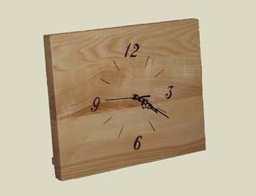 zegar drewniany